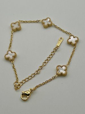 Gourmette Trèfle Marbre