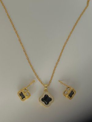 Ensemble Tréfle Noir Infini